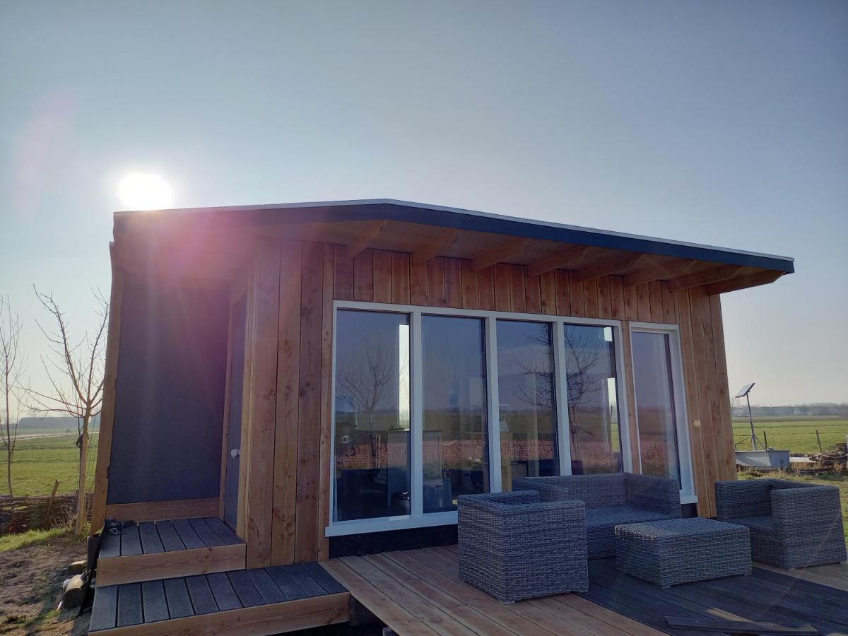 Tiny House Het Polderhuisje Streefkerk Bagian luar foto