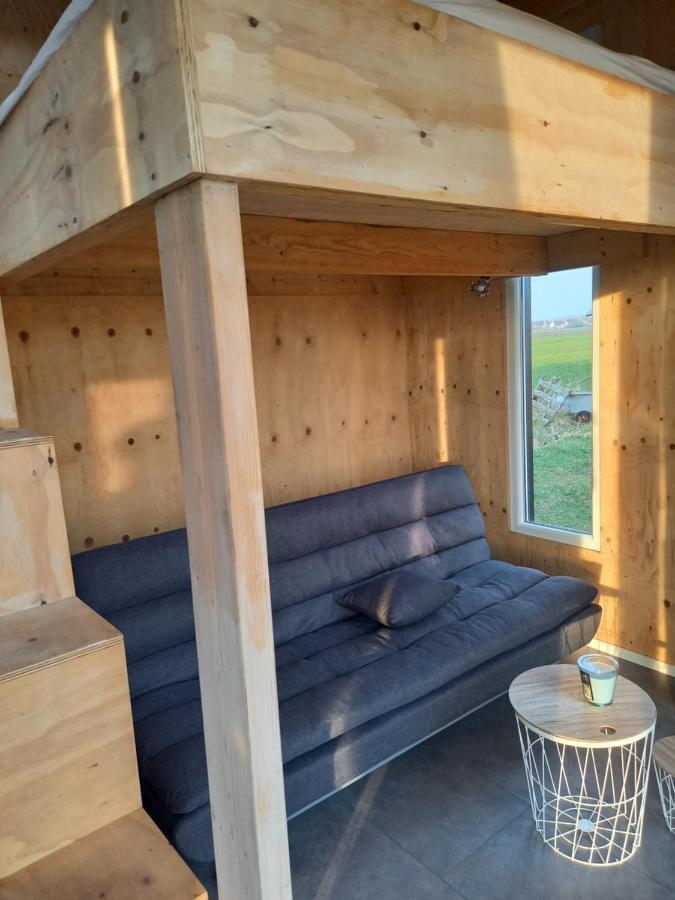 Tiny House Het Polderhuisje Streefkerk Bagian luar foto